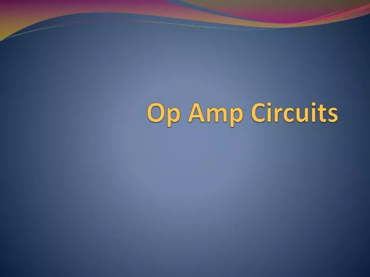 op amp circuits