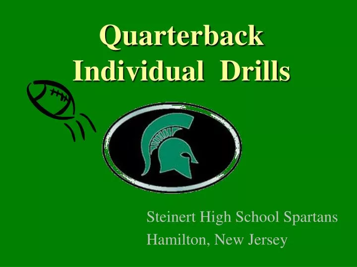 quarterback individual drills