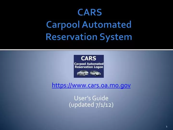 cars carpool automated reservation system