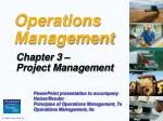 Operations Management - slide 1