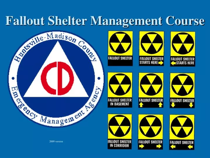 fallout shelter management course