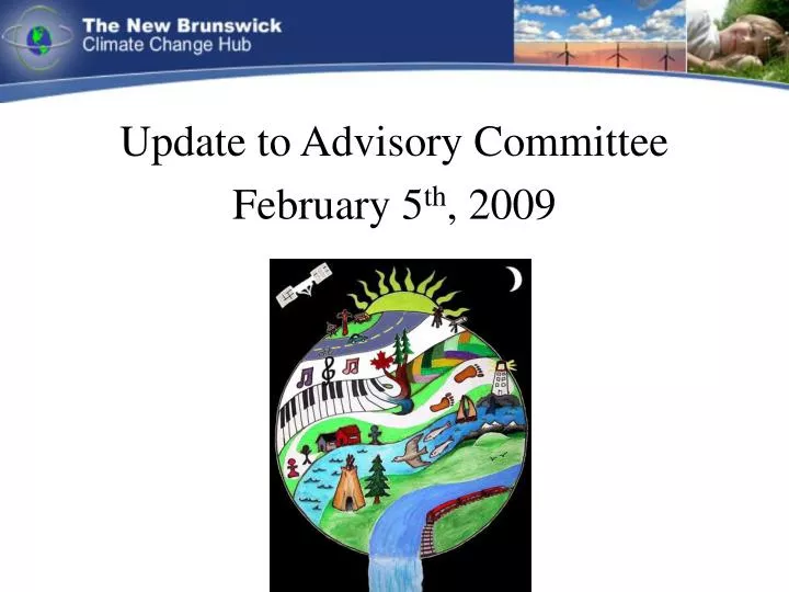 update to advisory committee february 5 th 2009