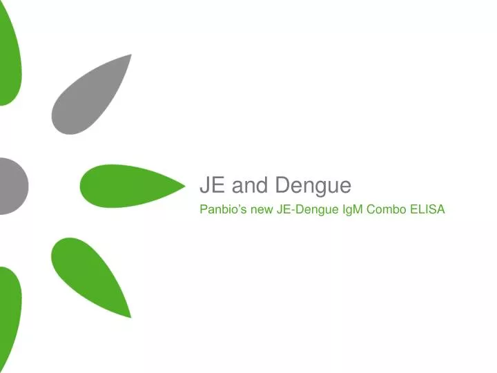 je and dengue