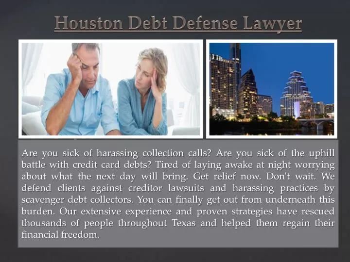 houston debt defense lawyer