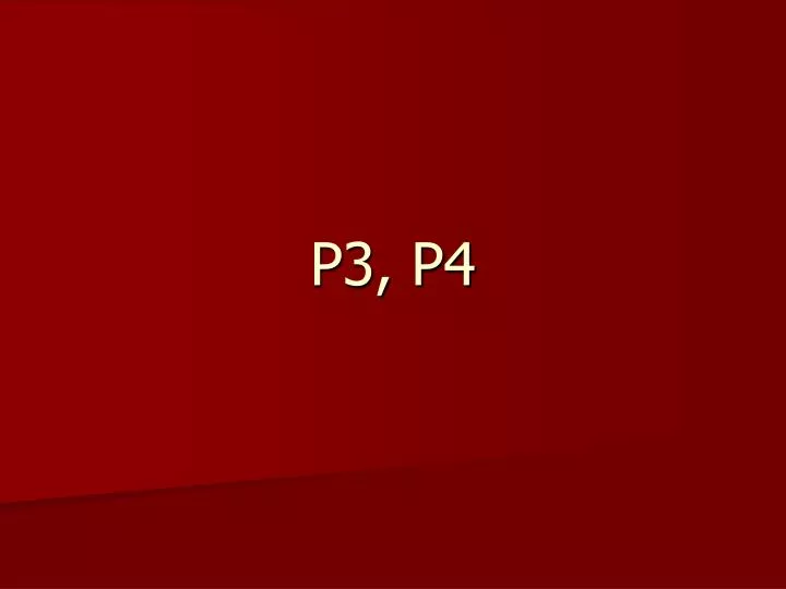 p3 p4