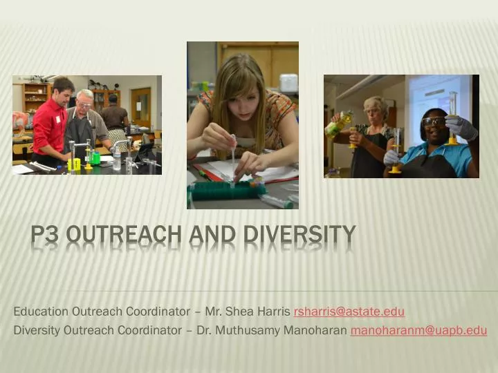 p3 outreach and diversity
