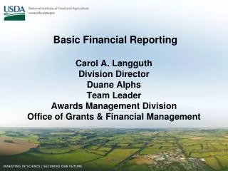 Federal Financial Reporting