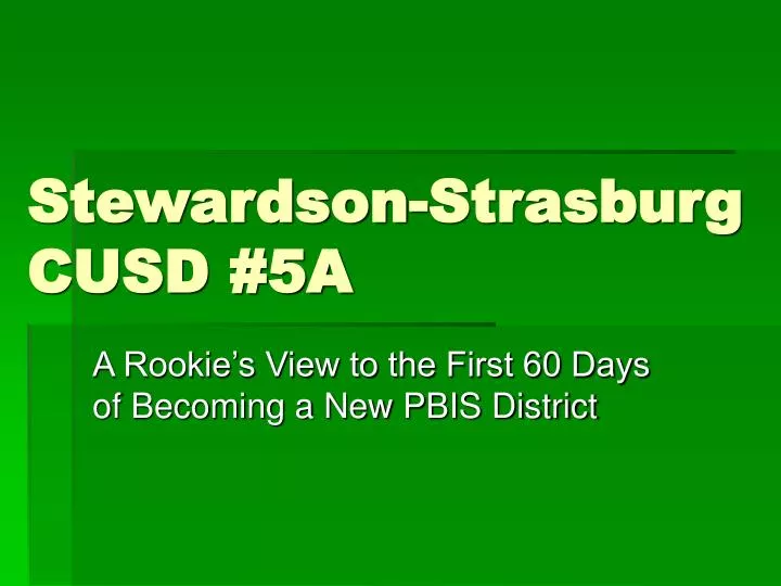 stewardson strasburg cusd 5a