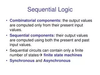 Sequential Logic