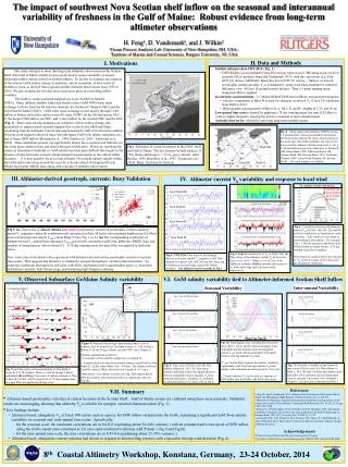 III. Altimeter-derived geostroph. currents: Buoy Validation