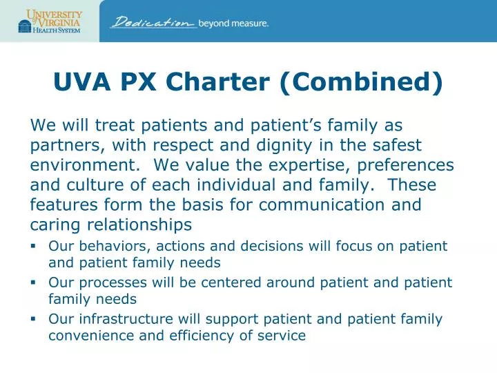 uva px charter combined