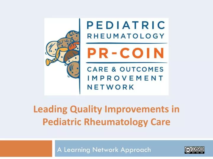 leading quality improvements in pediatric rheumatology care