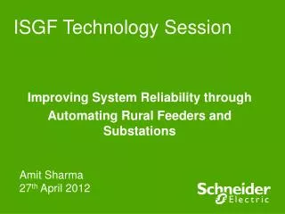 ISGF Technology Session