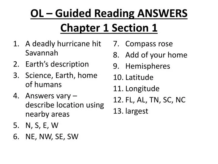 ol guided reading answers chapter 1 section 1