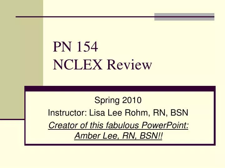 pn 154 nclex review