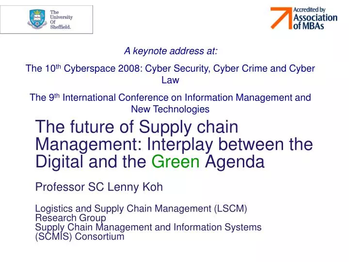 the future of supply chain management interplay between the digital and the green agenda