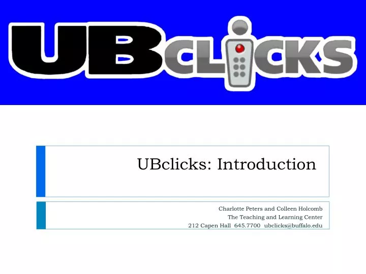 ubclicks introduction