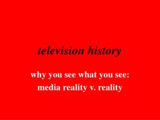 television history