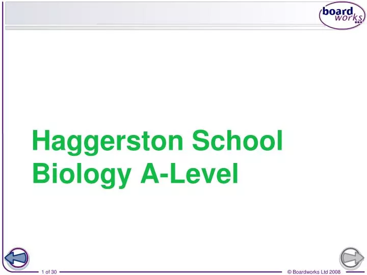 haggerston school biology a level