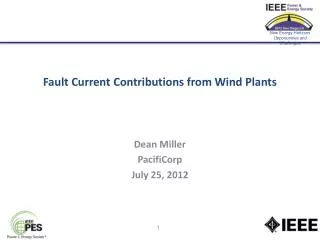 Fault Current Contributions from Wind Plants