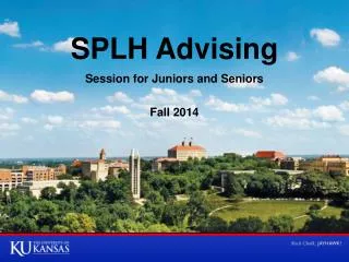 SPLH Advising