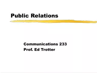 Public Relations