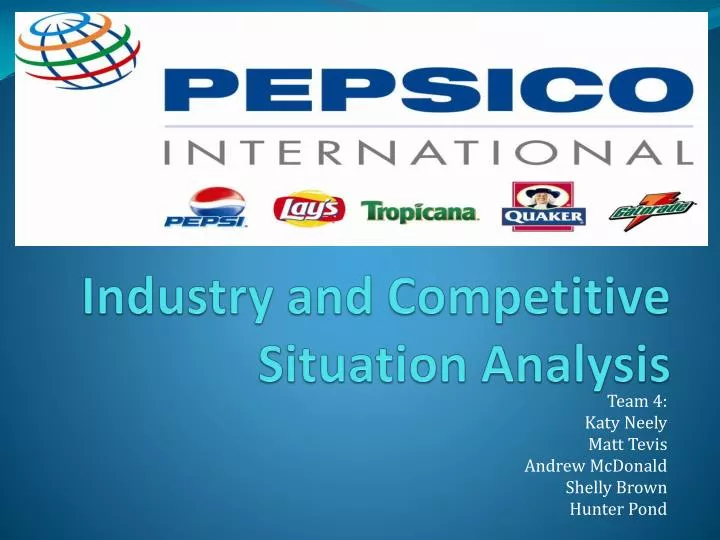 industry and competitive situation analysis