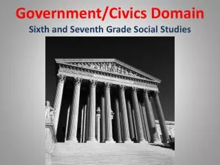 Government/Civics Domain