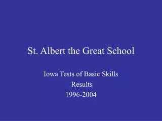 St. Albert the Great School
