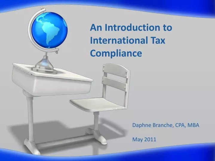 an introduction to international tax compliance