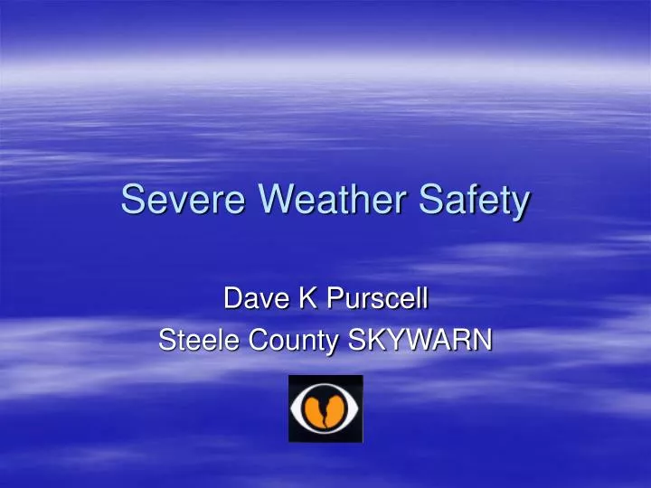 severe weather safety