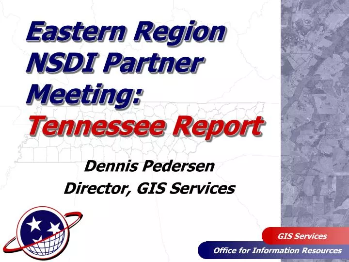 eastern region nsdi partner meeting tennessee report