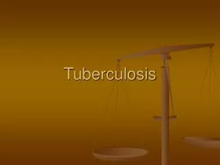 tuberculosis