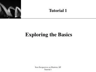 Exploring the Basics