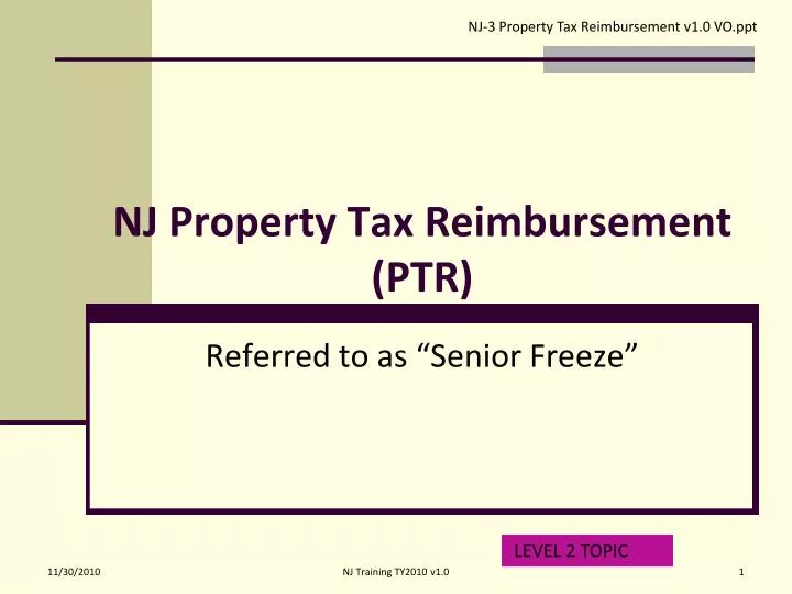 nj property tax reimbursement ptr