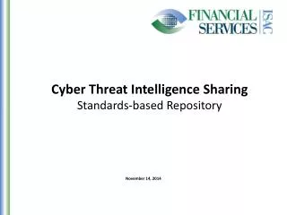 cyber threat intelligence sharing standards based repository