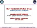 Enhancing Naval Readiness: Insights from the NETWARCOM Commander’s Brief - slide 1