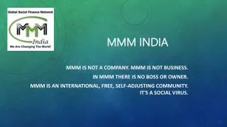 mmm india scam free
