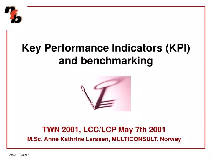 key performance indicators kpi and benchmarking