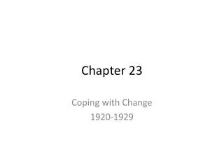 Chapter 23