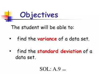 objectives