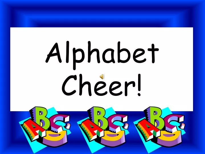 alphabet cheer
