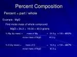 Percent Composition - slide 1