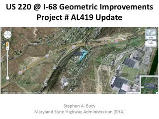 us 220 @ i 68 geometric improvements project al419 update