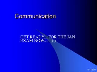 communication