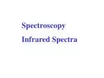 Spectroscopy Infrared Spectra - slide 1