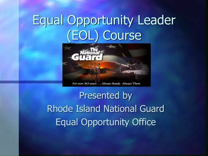 equal opportunity leader eol course