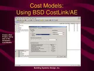Using BSD CostLink/AE