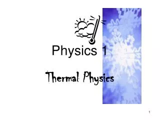 Physics 1