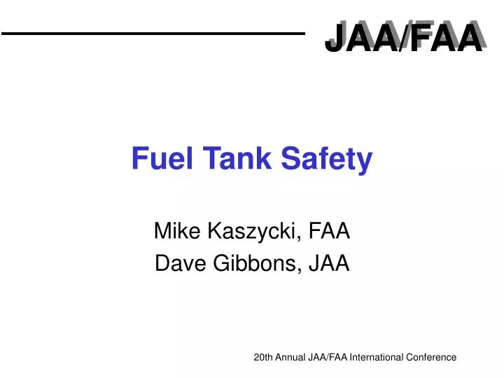 fuel tank safety